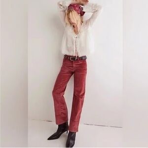 We The Free Risk Taker High Rise Straight Cord Jeans